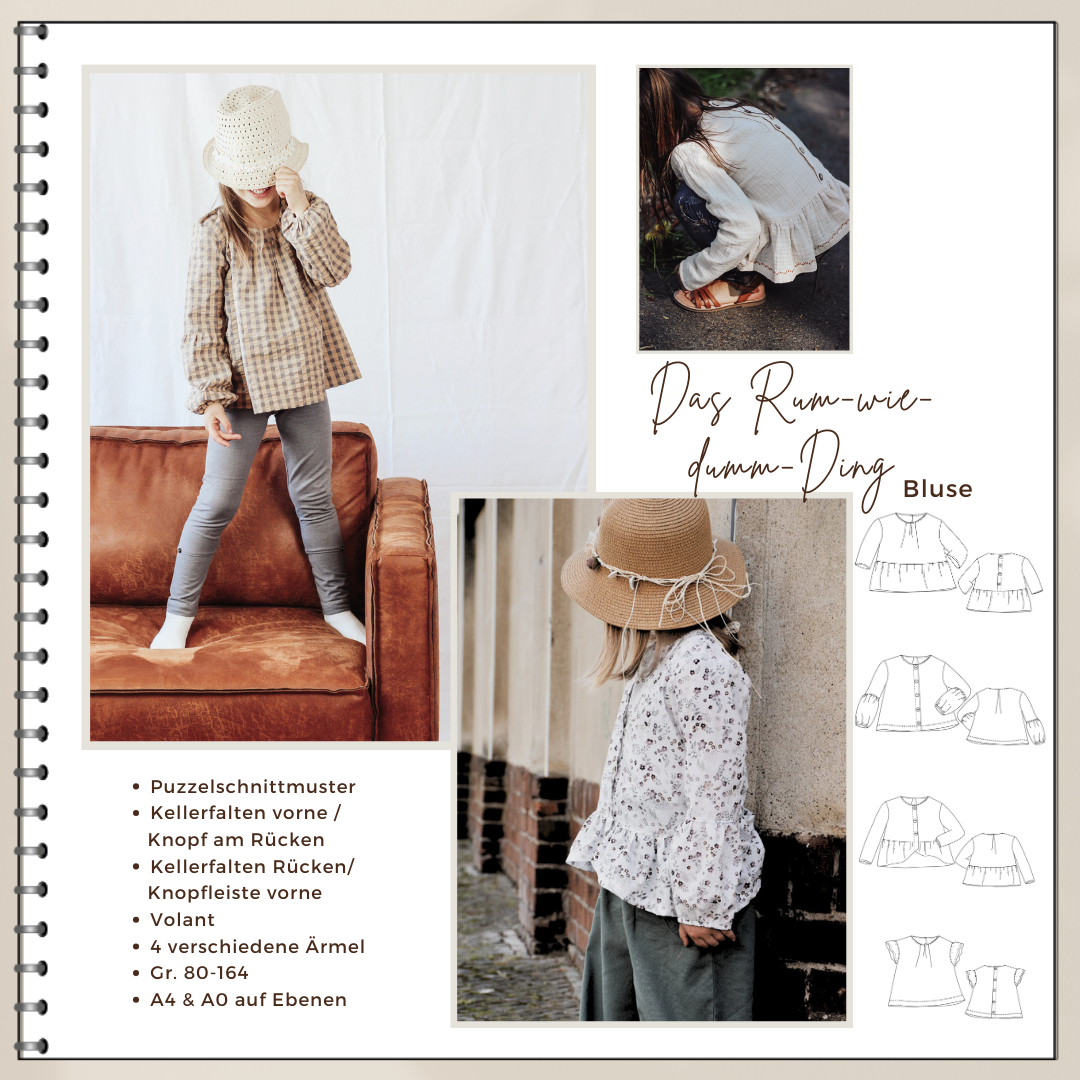 E-Book Four Chapter Das Rum-wie-Dumm-Ding Blusen Kids