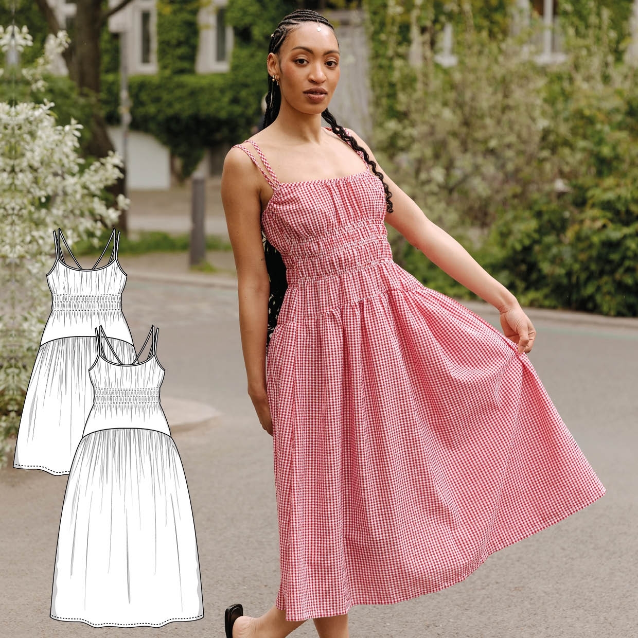 E-Book JULIANA MARTEJEVS Sommerkleid A-Linie
