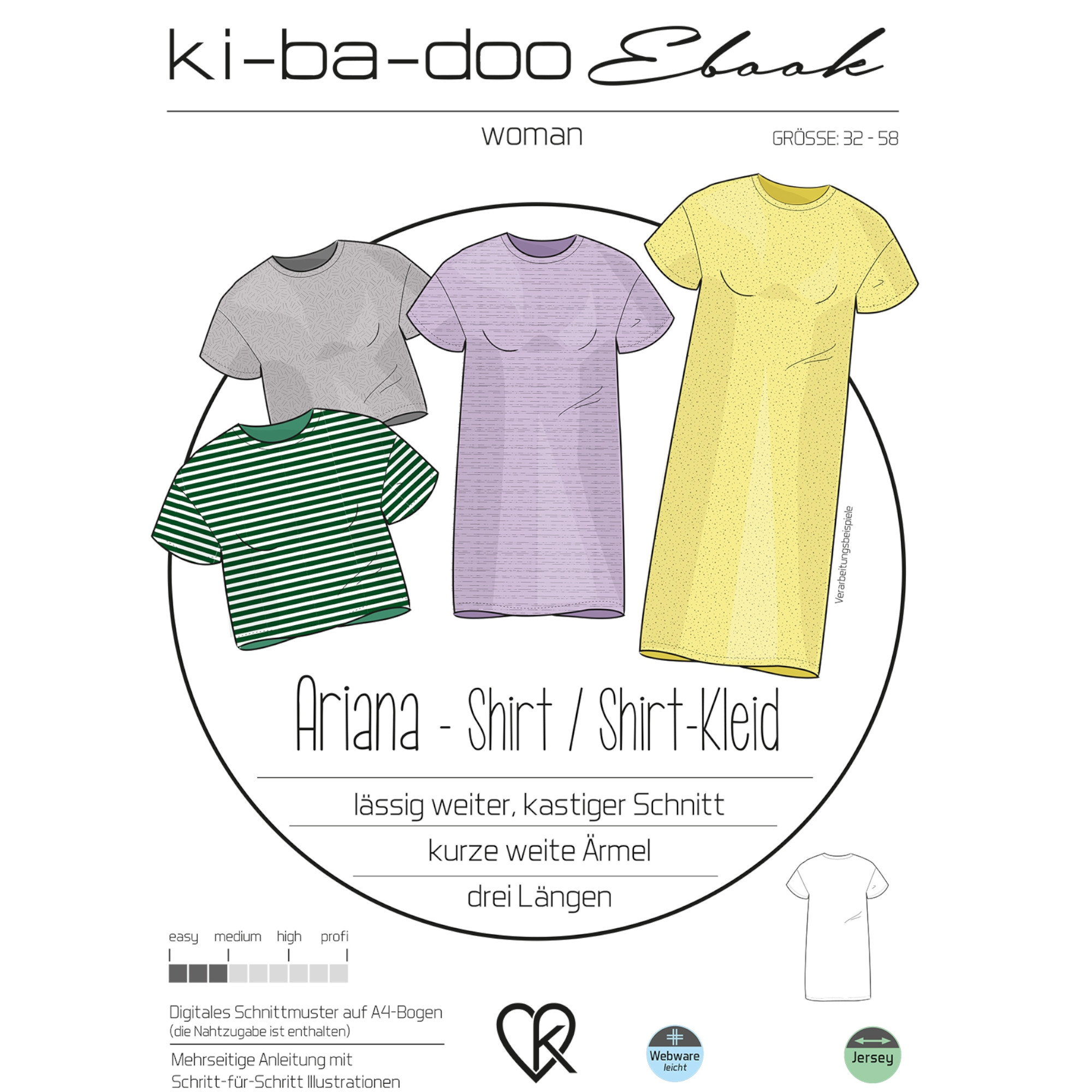 E-Book Ki-Ba-Doo Shirt / Shirtkleid Ariana