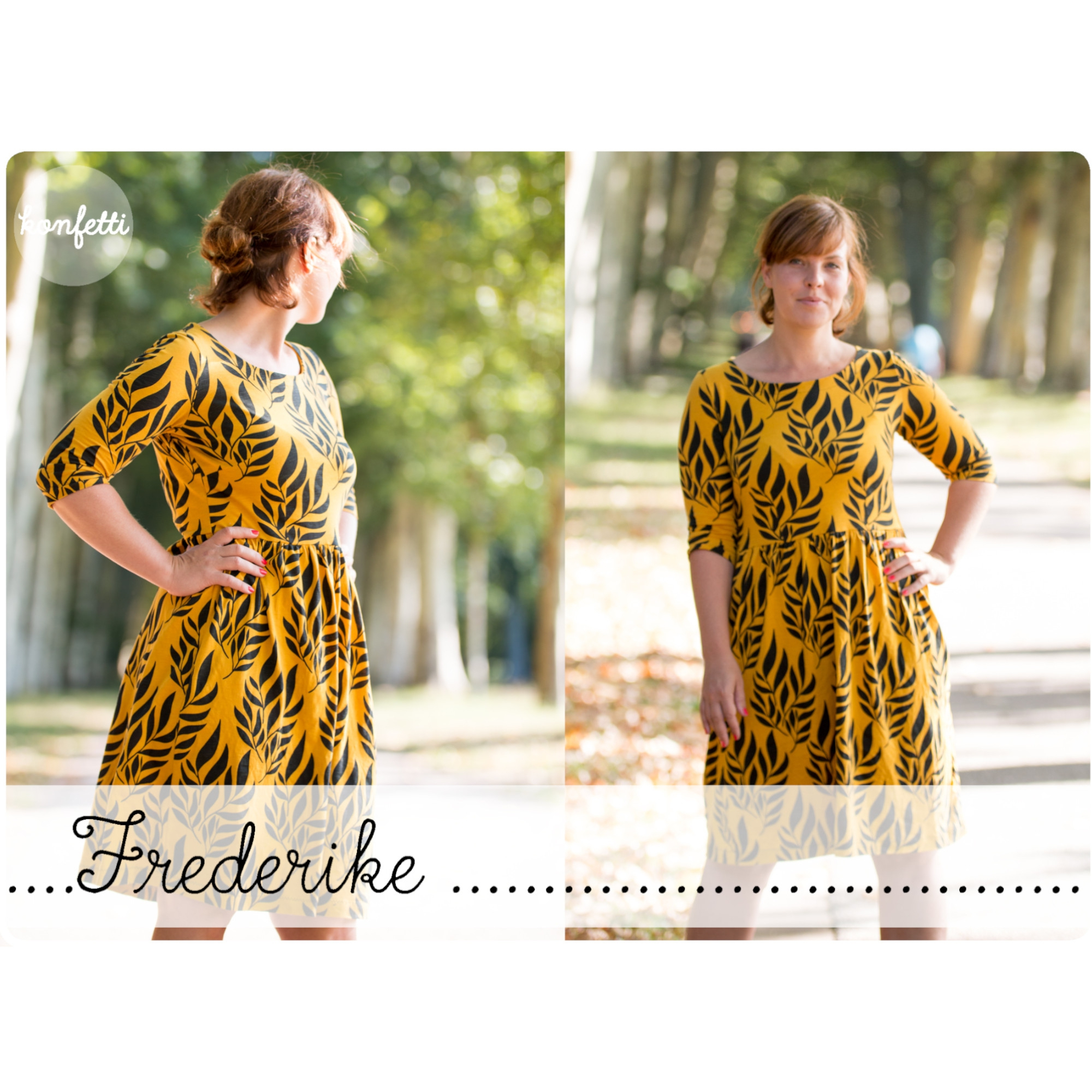 E-Book Konfetti Patterns Damen-Kleid Frederike