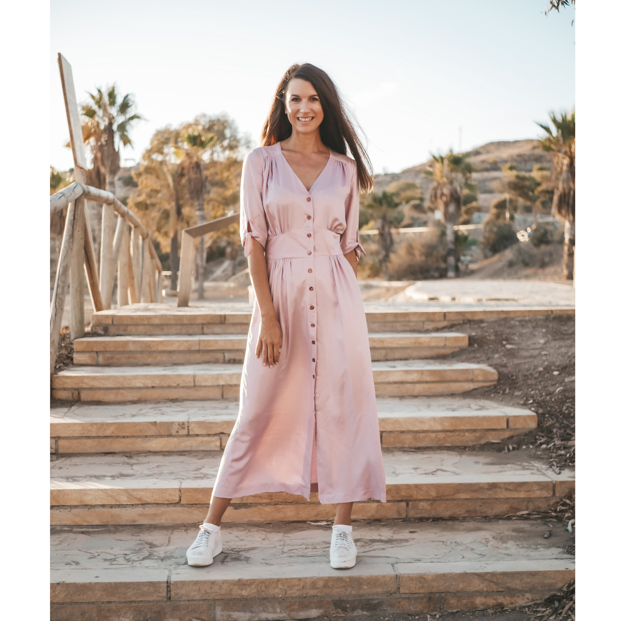 E-Book La Bavarese Maxikleid mit Tailleneinsatz Perla