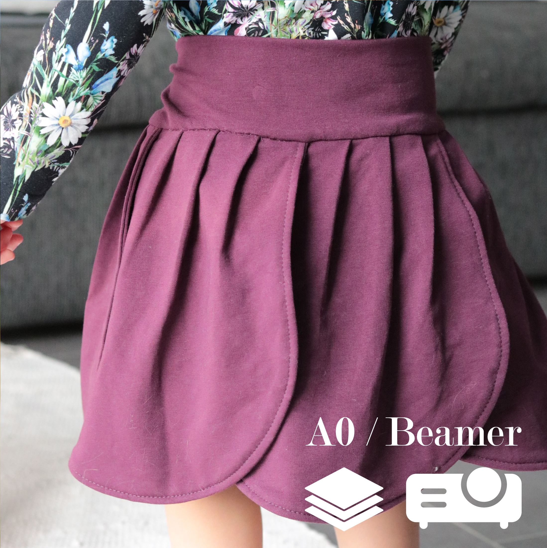 E-Book LovelySewDesign Drehrock lovely rose Beamer/A0 Version