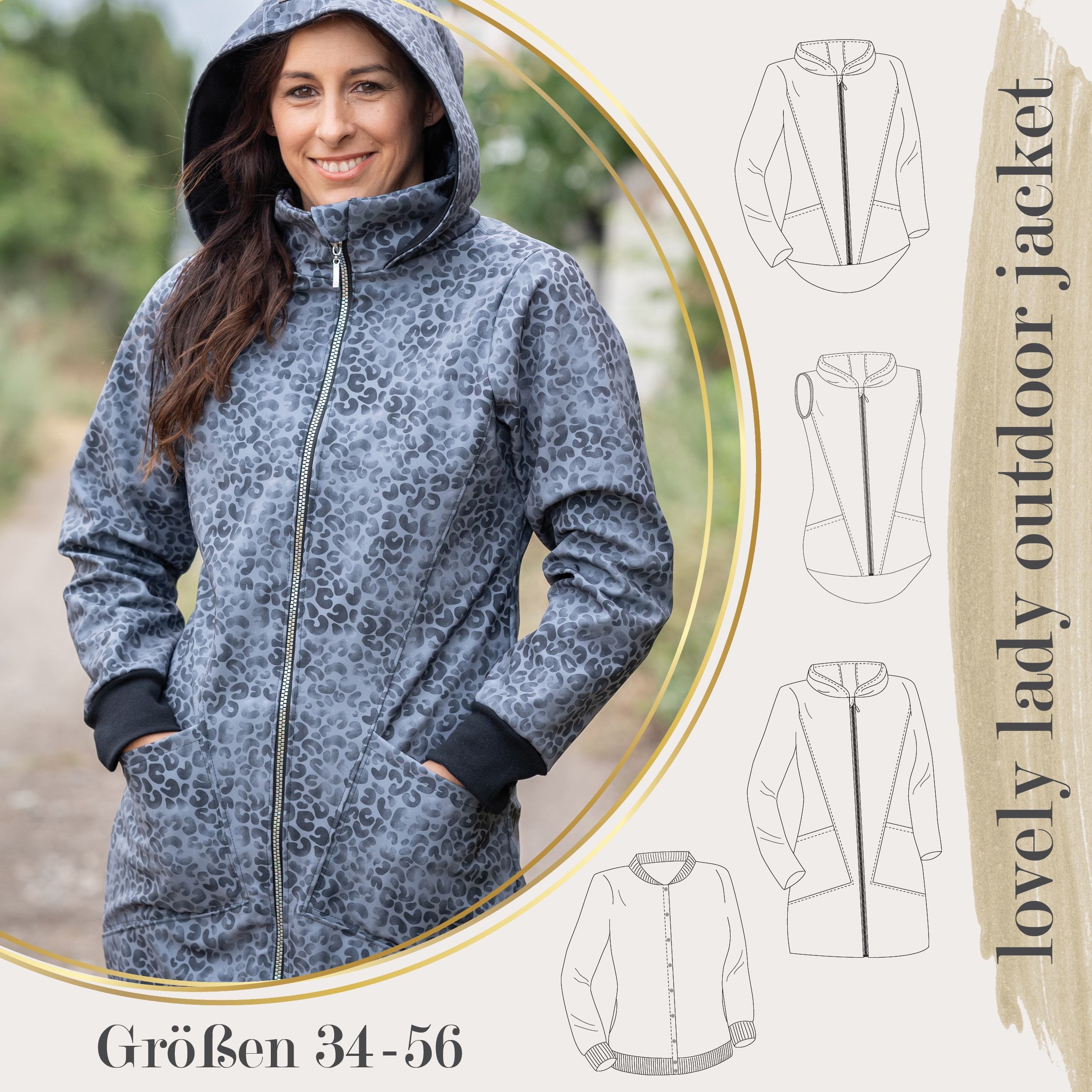 E-Book LovelySewDesign Lovely Lady Outdoor Jacket Damenjacke