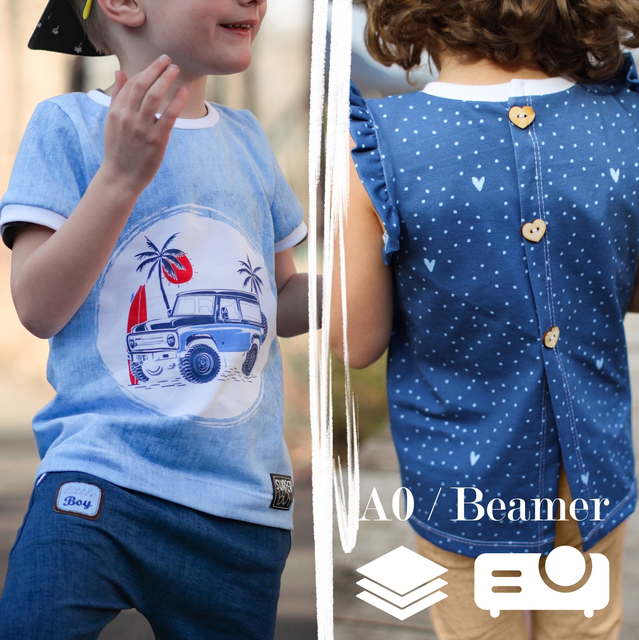 E-Book LovelySewDesign Shirt lovely panel shirt Beamer / A0 Version