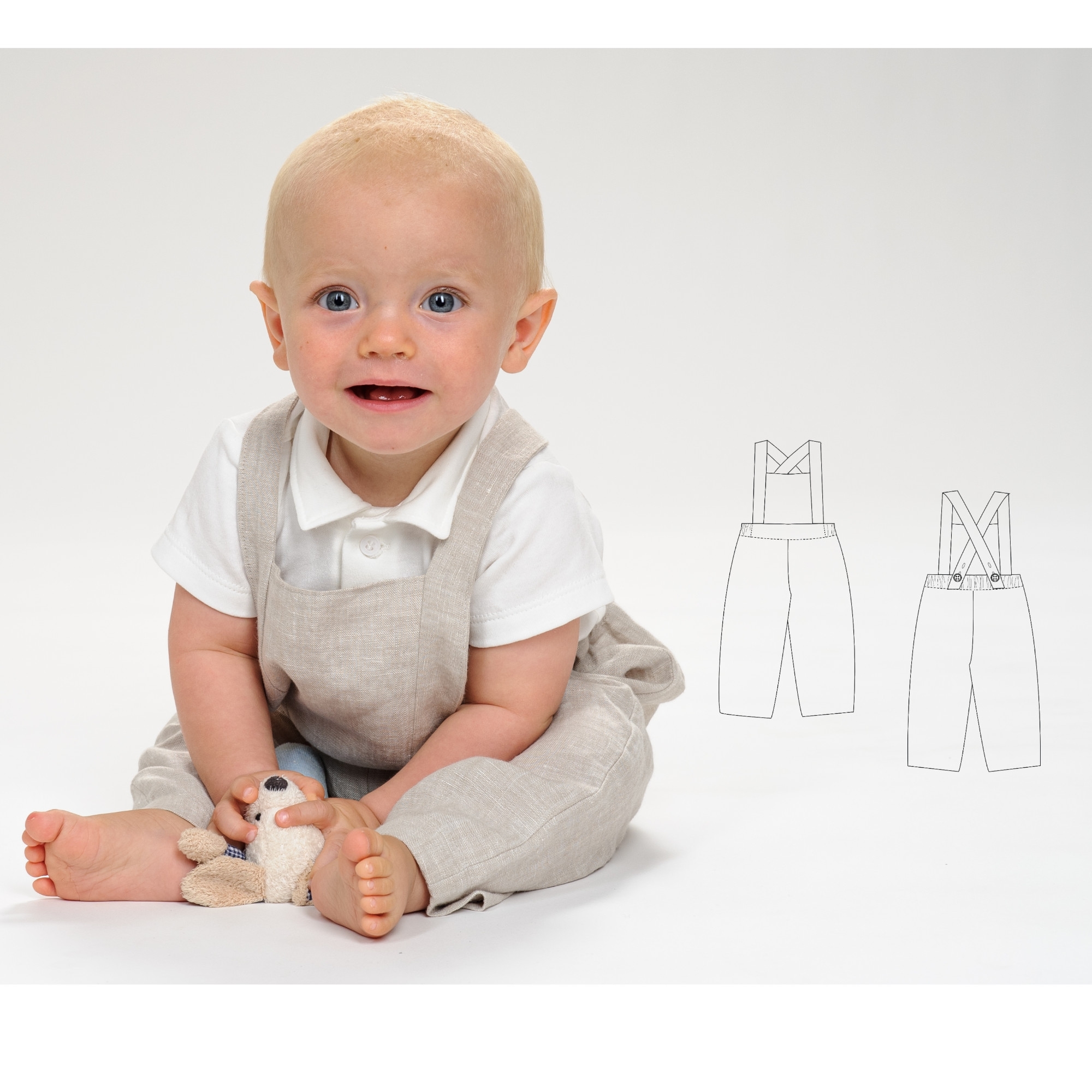 E-Book Patternforkids Max Baby Latzhose