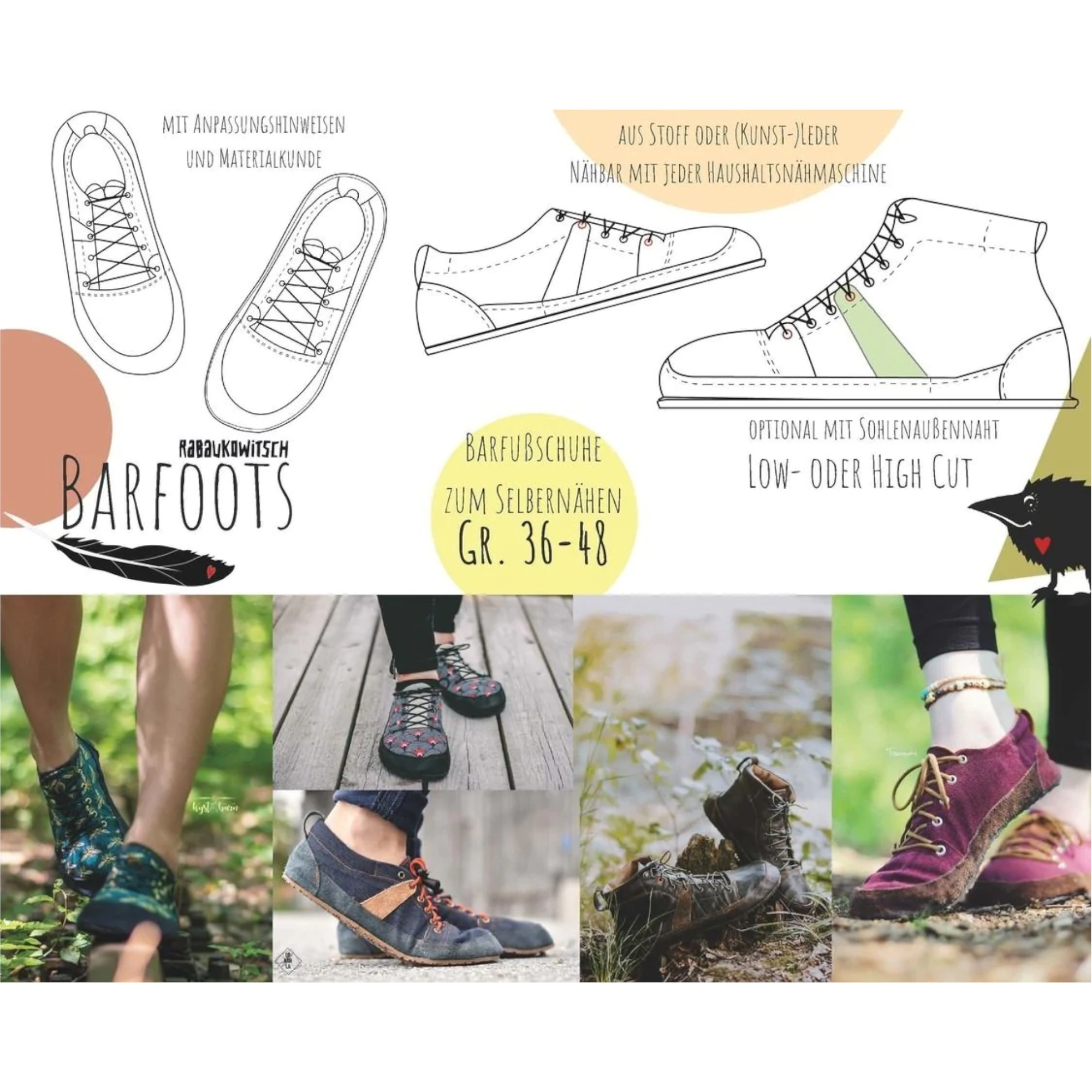 E-Book Rabaukowitsch Barfußschuhe Barfoots 36-48