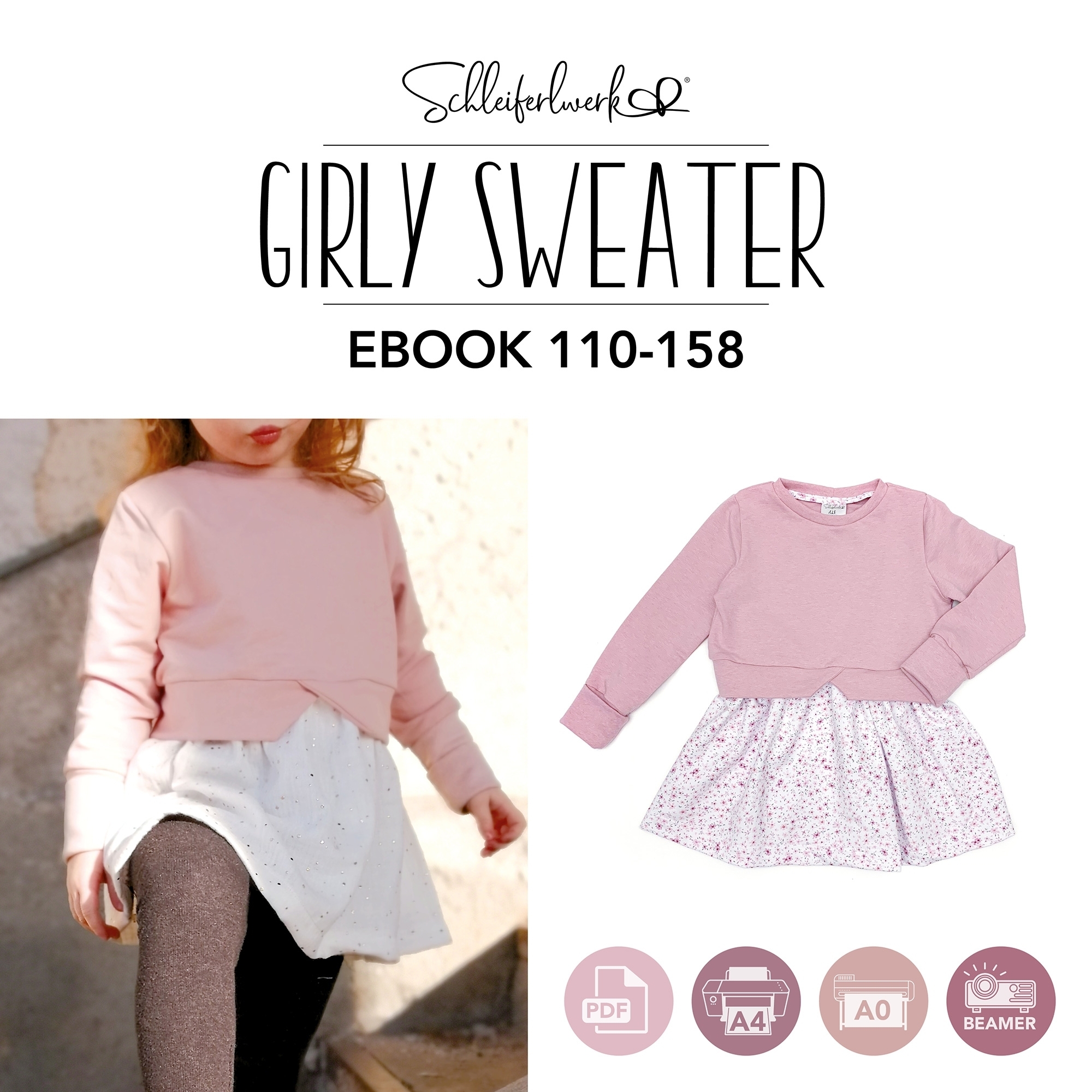 E-Book Schleiferlwerk Shirt Girly Sweater 110- 158