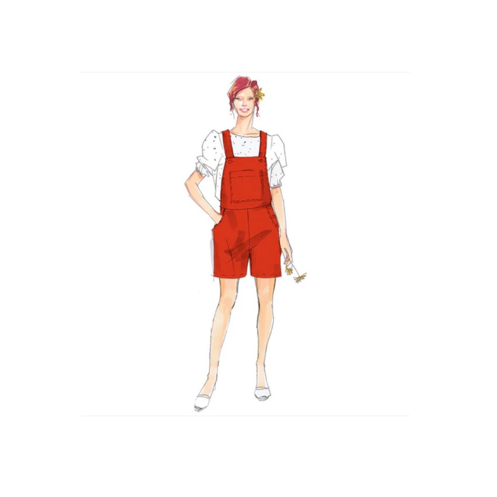 E-Book Schnittmuster Berlin Damen Latzhose Fanny