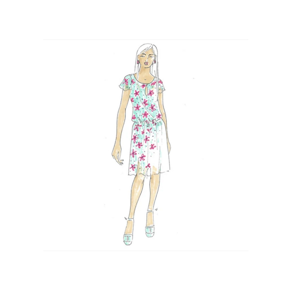 E-Book Schnittmuster Berlin Damen Sommerkleid Gitte