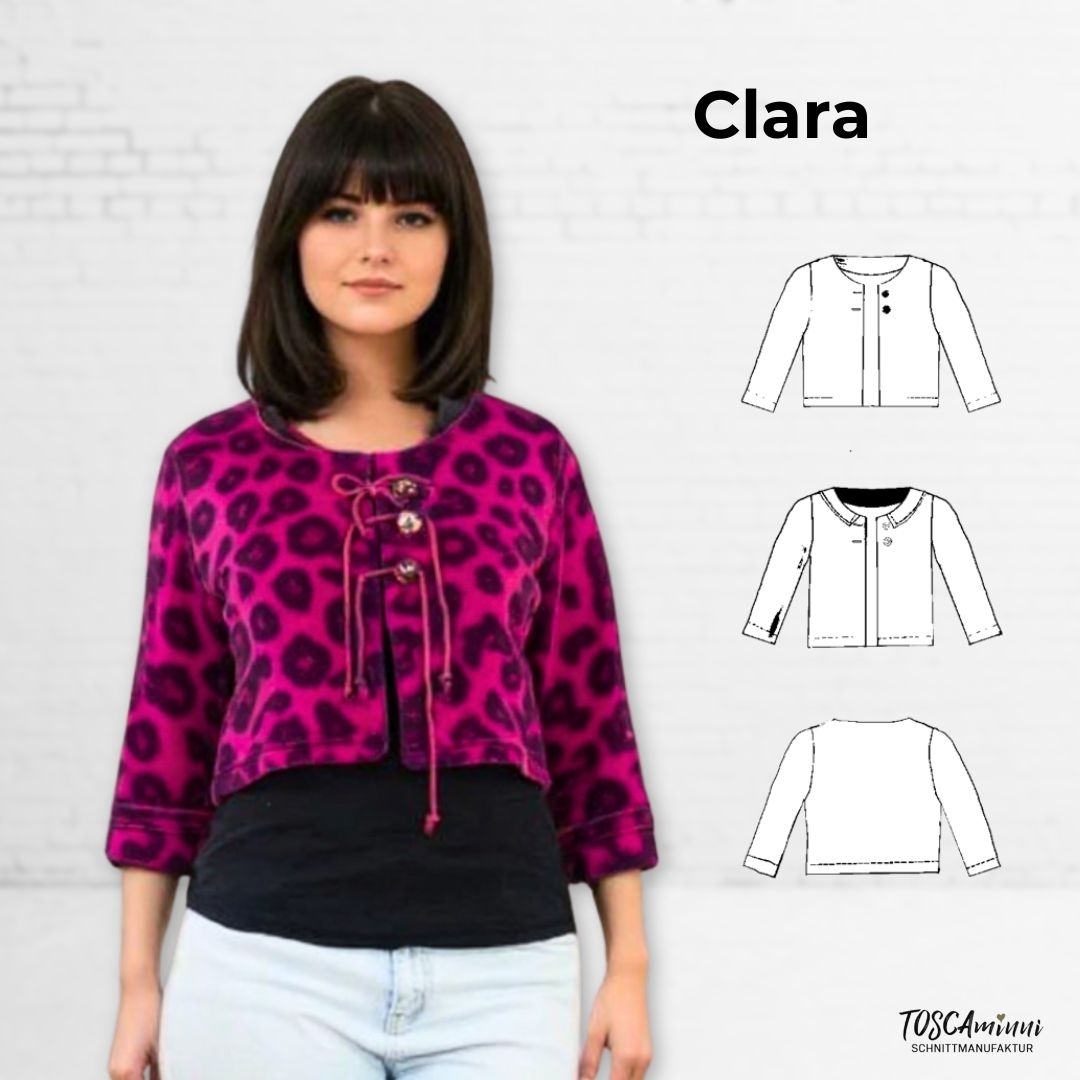 E-Book TOSCAminni Schnittmanufaktur Damenjacke Clara