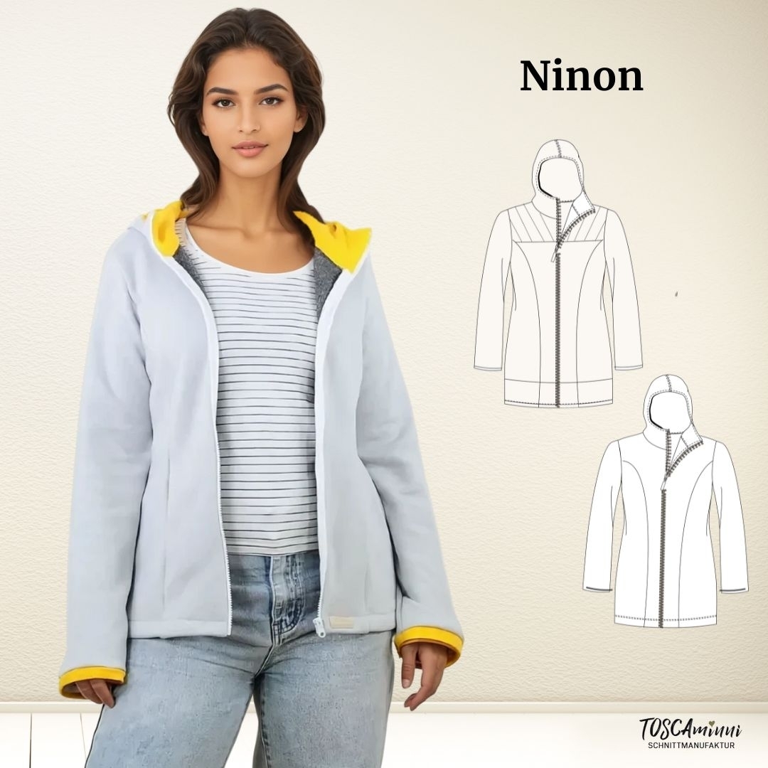 E-Book TOSCAminni Schnittmanufaktur Damenjacke Ninon