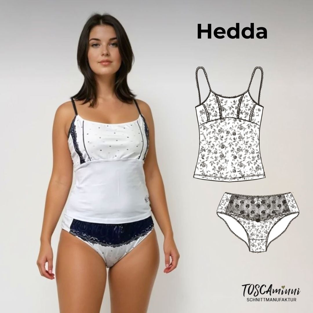 E-Book TOSCAminni Schnittmanufaktur Unterwäsche-Set Hedda Damen