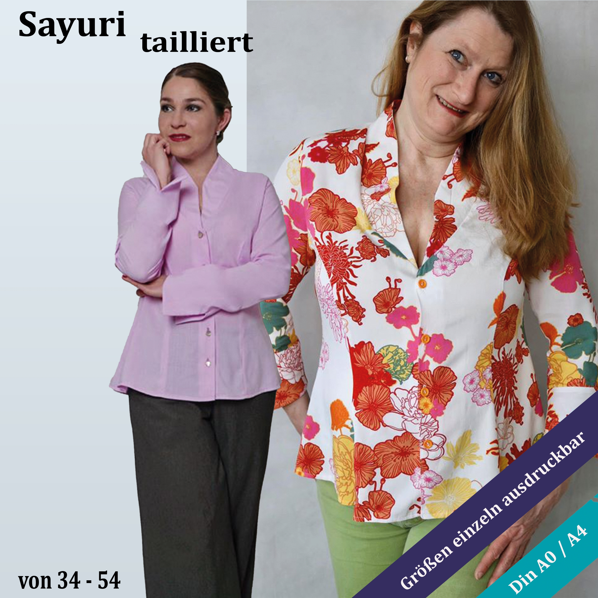 E-Book Unendlich Schön - Bluse Sayuri tailliert