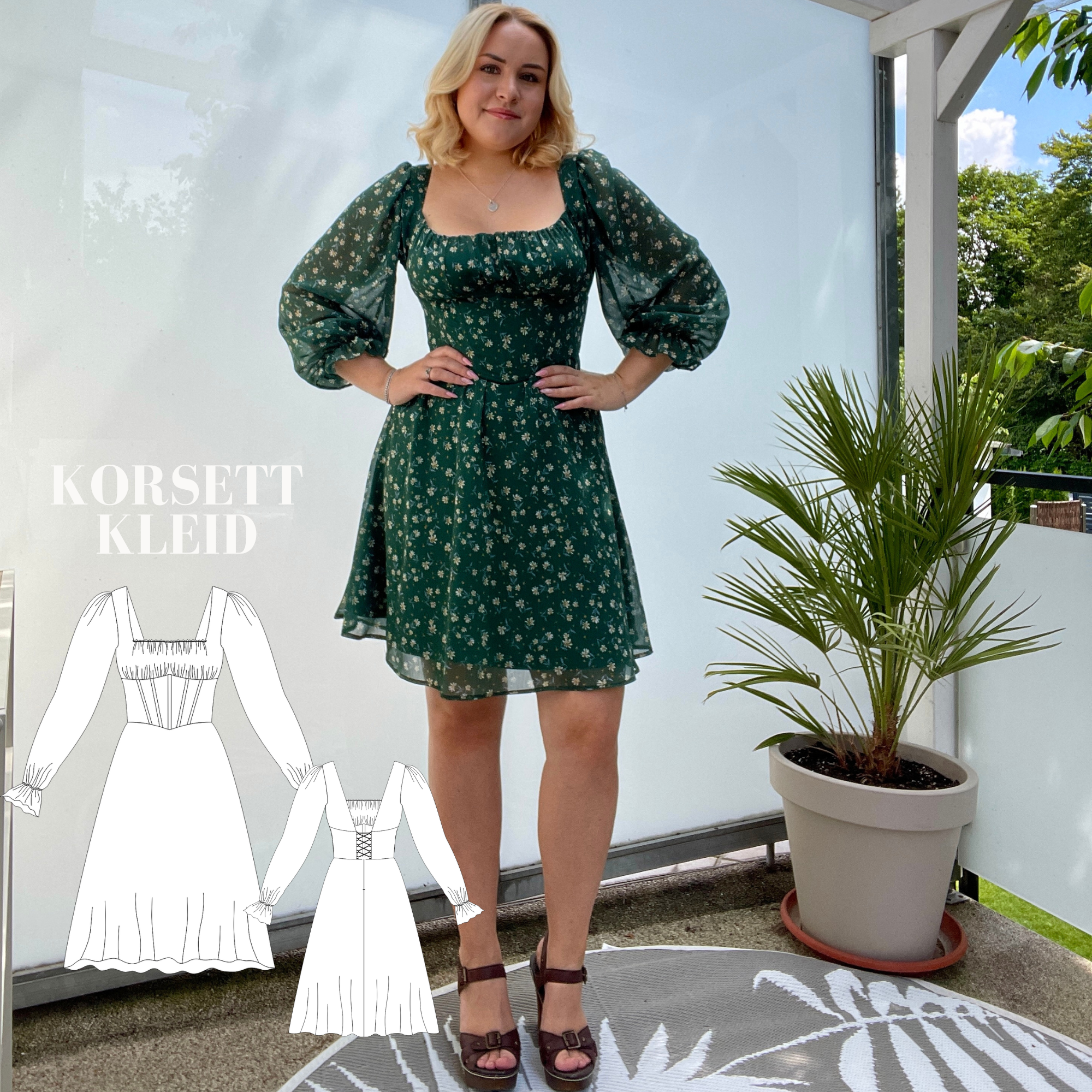 E-Book vintageBambi Korsett Kleid