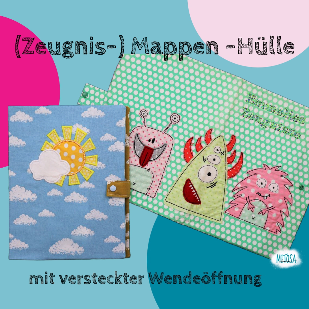 Freebook MiToSa-Kreativ Zeugnis-Mappen-Hülle