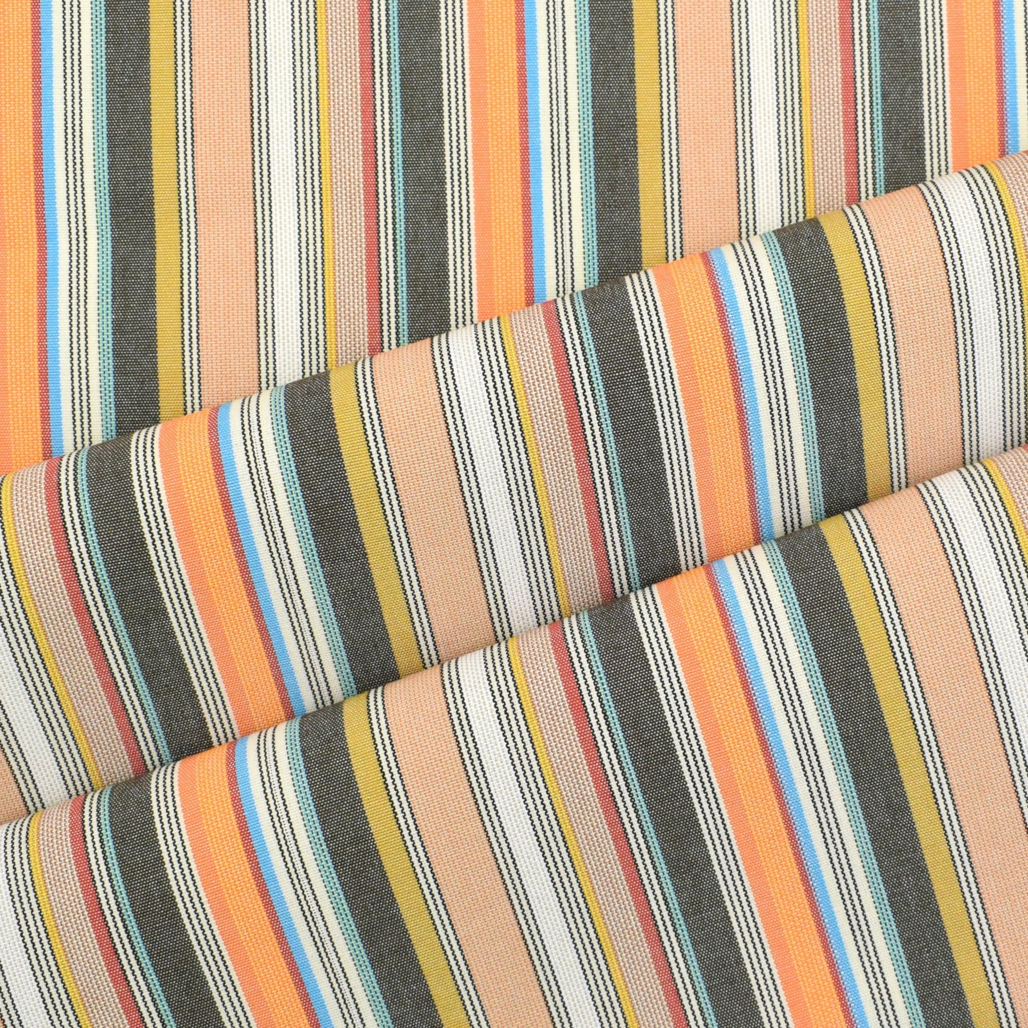 Markisen Outdoorstoff Retro Stripes braun, 160 cm