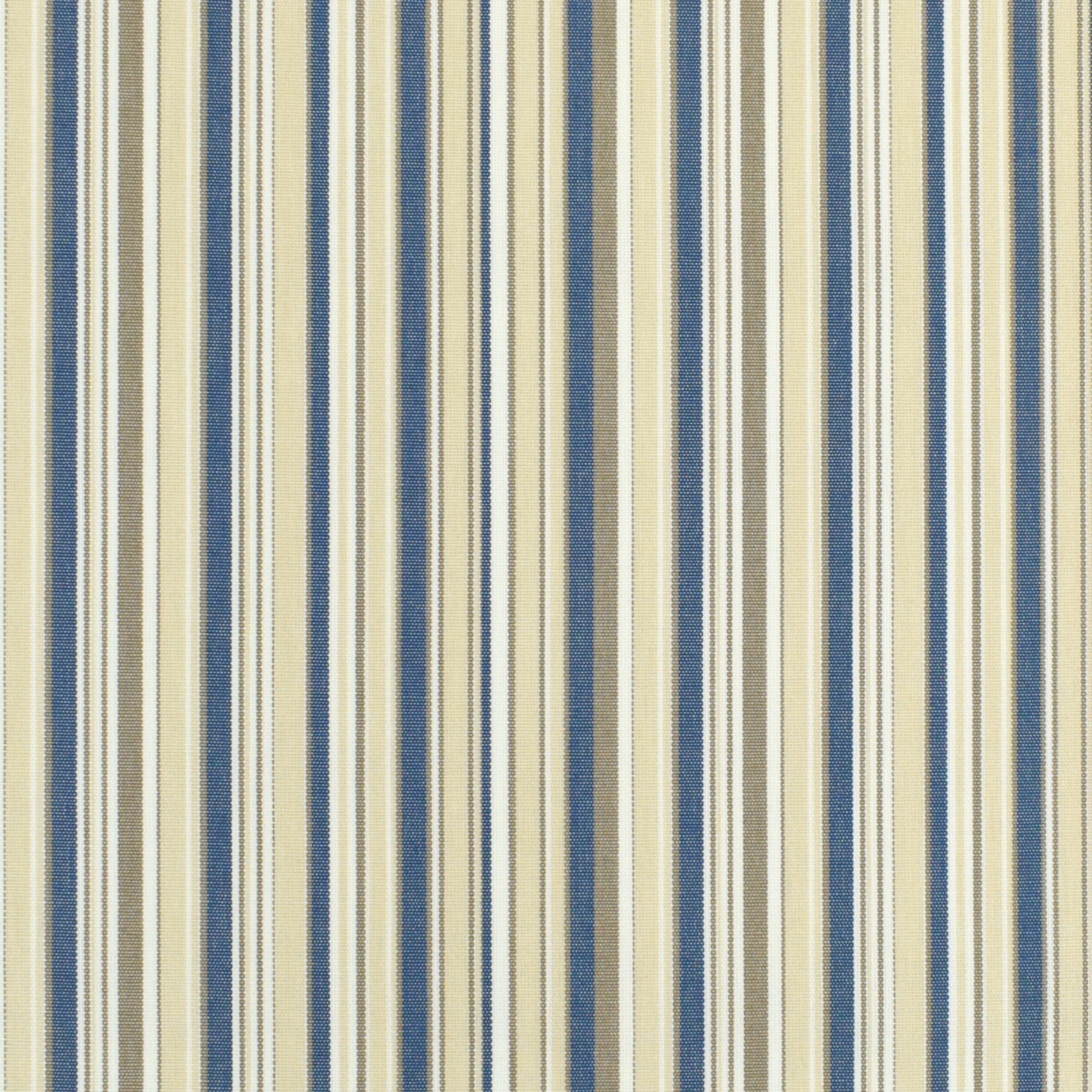 Markisen Outdoorstoff Streifen schmal creme-blau, 160 cm