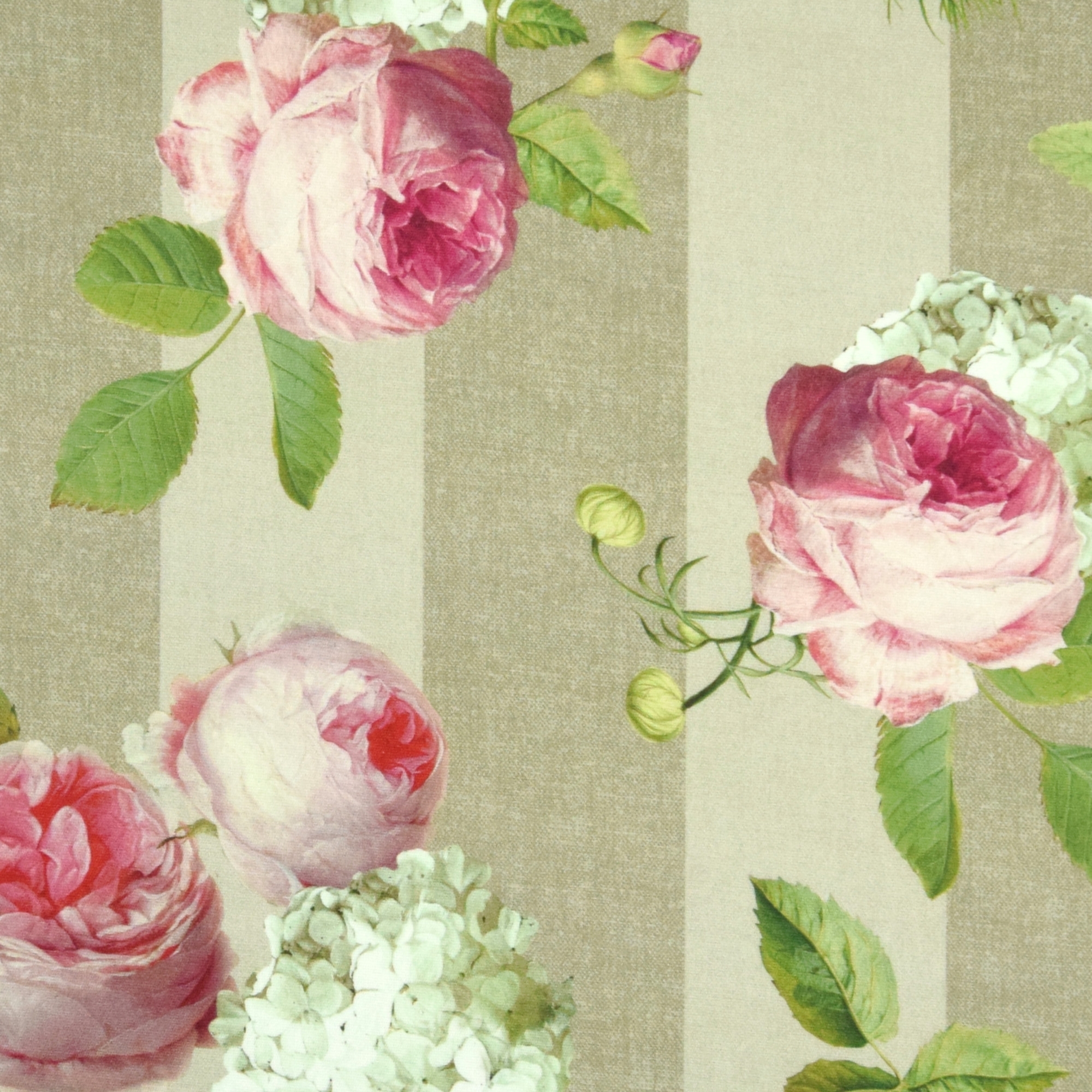 Outdoorstoff Romantische Rosen, sand