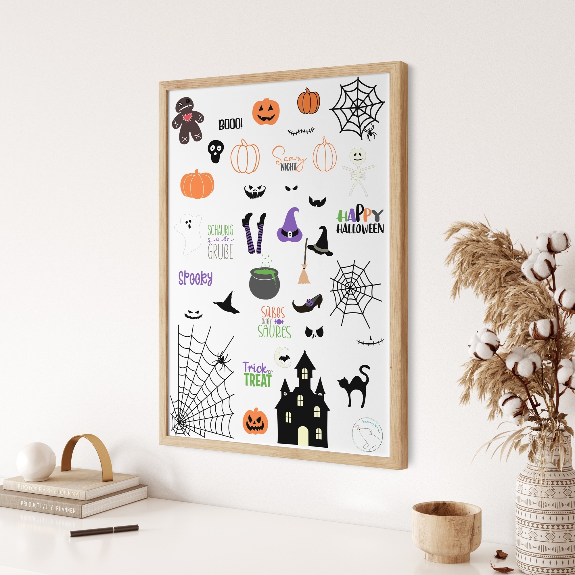 Plotterdatei beemybear Happy Halloween