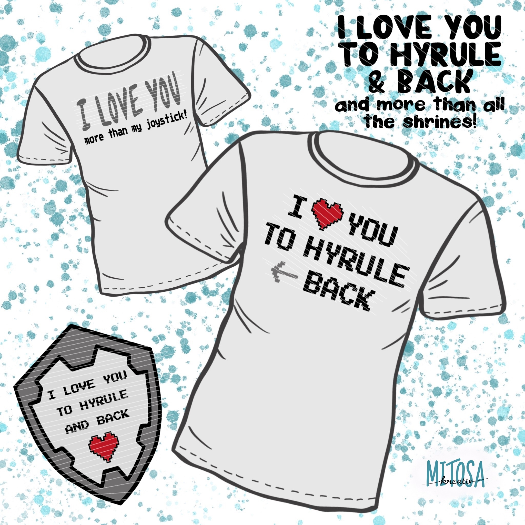 Plotterdatei Freebie MiToSa-Kreativ Hyrule and Back