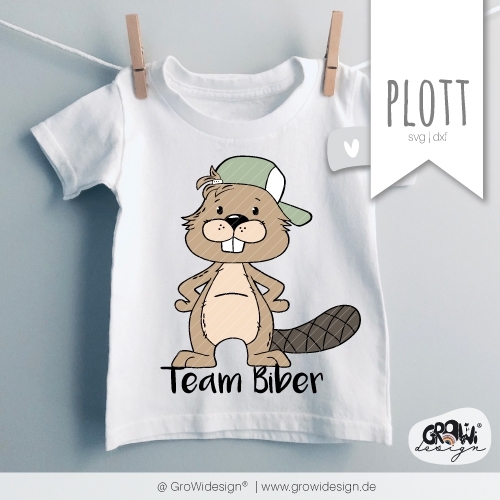 Plotterdatei GroWiDesign Biber Bissfest