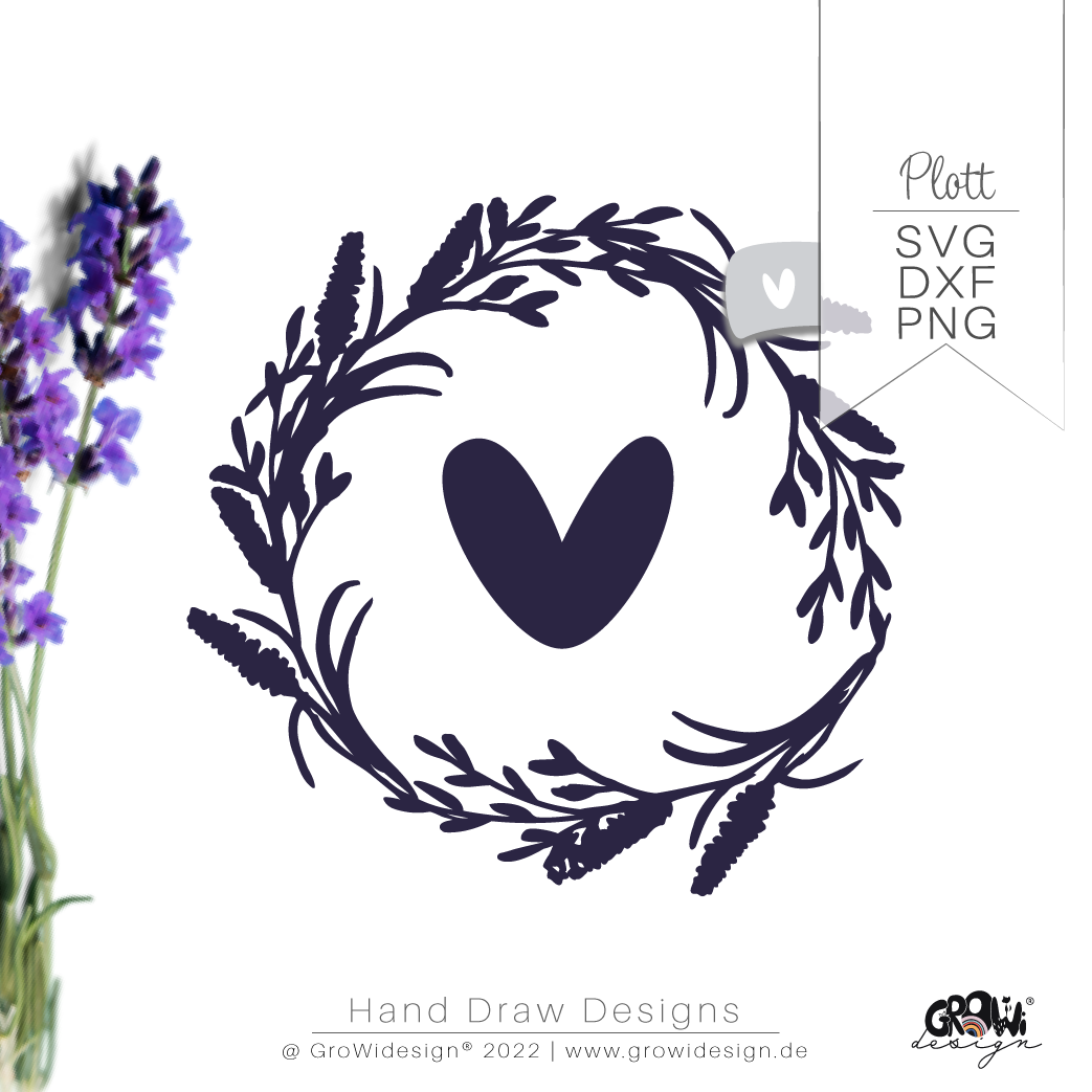 Plotterdatei GroWiDesign Lavendel