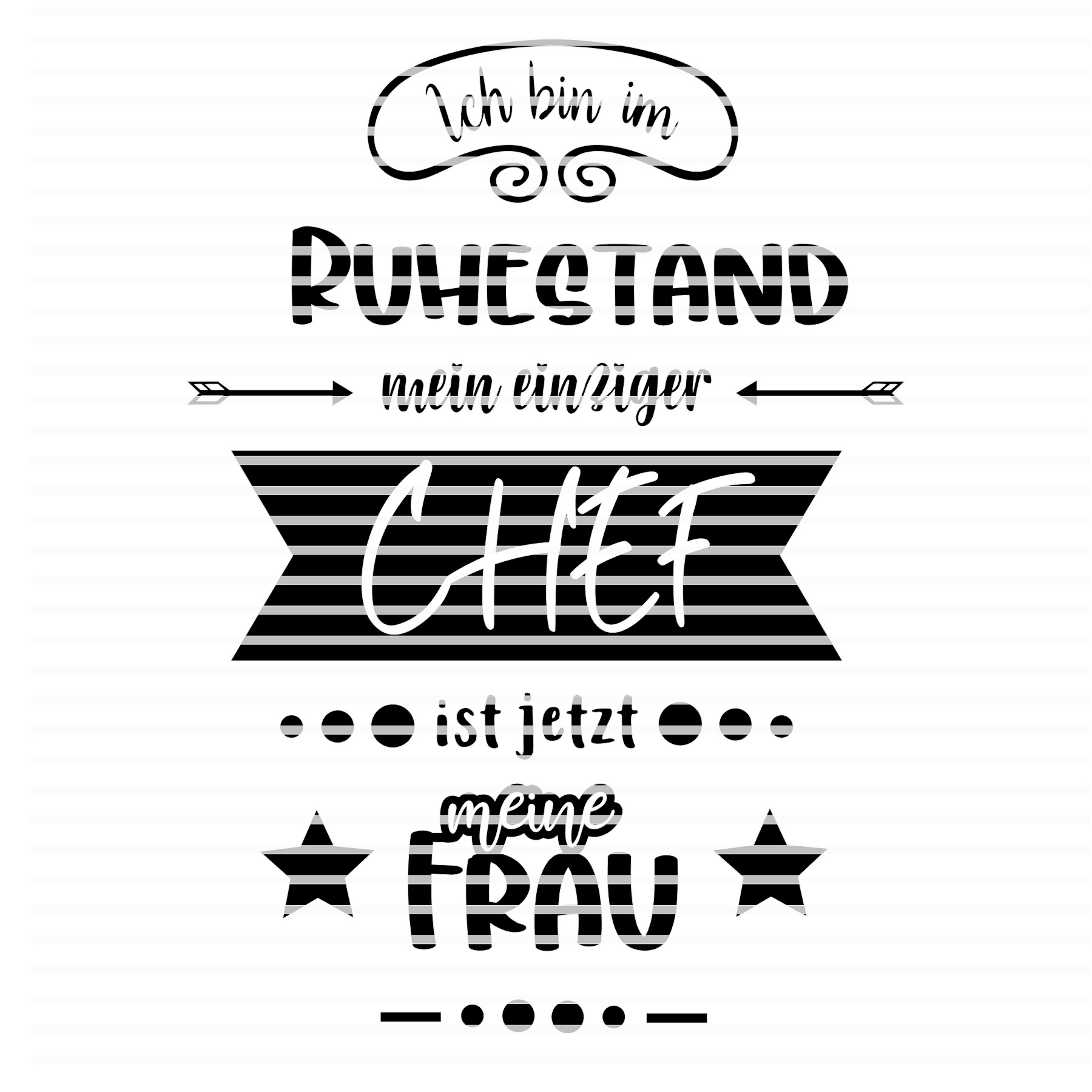 Plotterdatei Löwenjunges Ich bin im Ruhestand private Lizenz