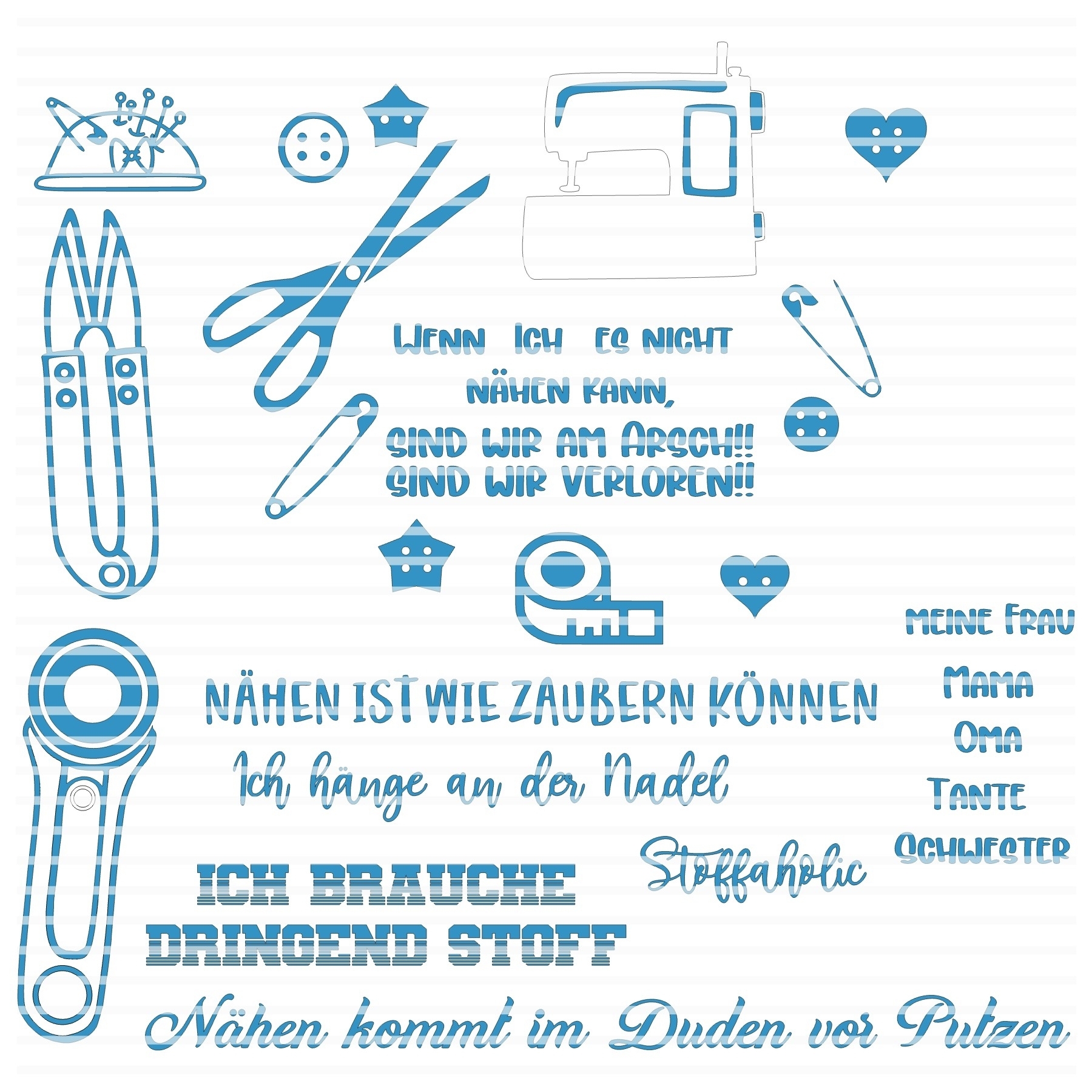 Plotterdatei Löwenjunges Nähen Gewerbliche Lizenz