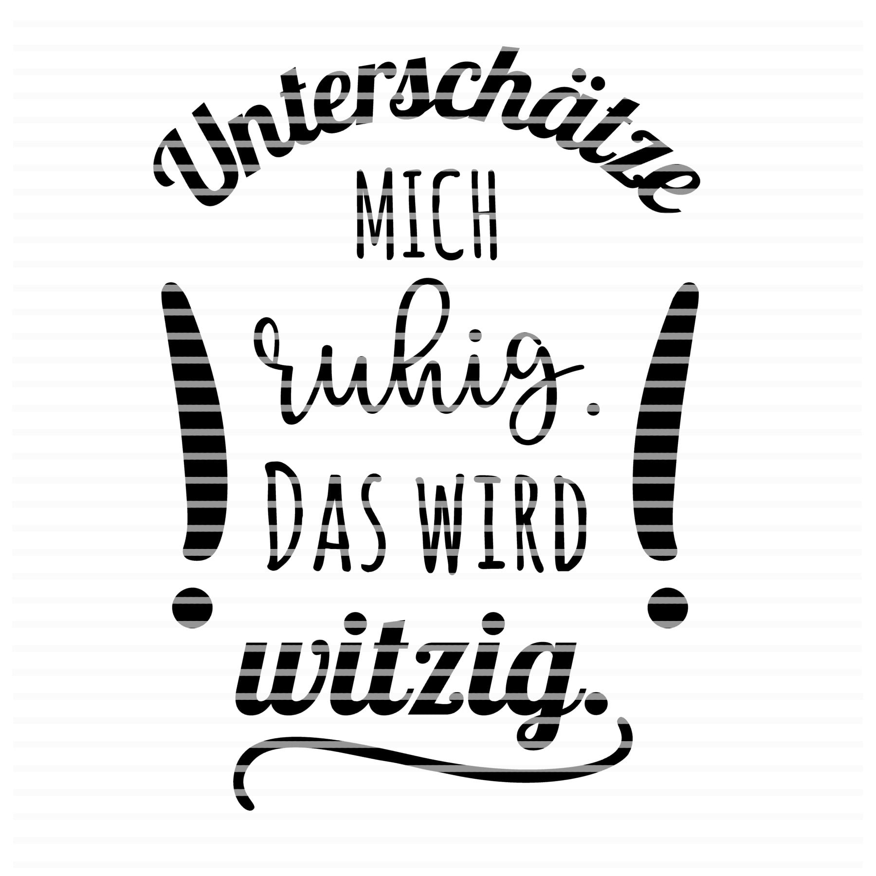 Plotterdatei Löwenjunges Unterschätze mich ruhig Private Lizenz
