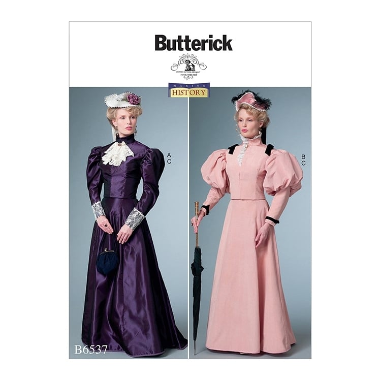 Schnittmuster Butterick 6537 Historisches Kostüm