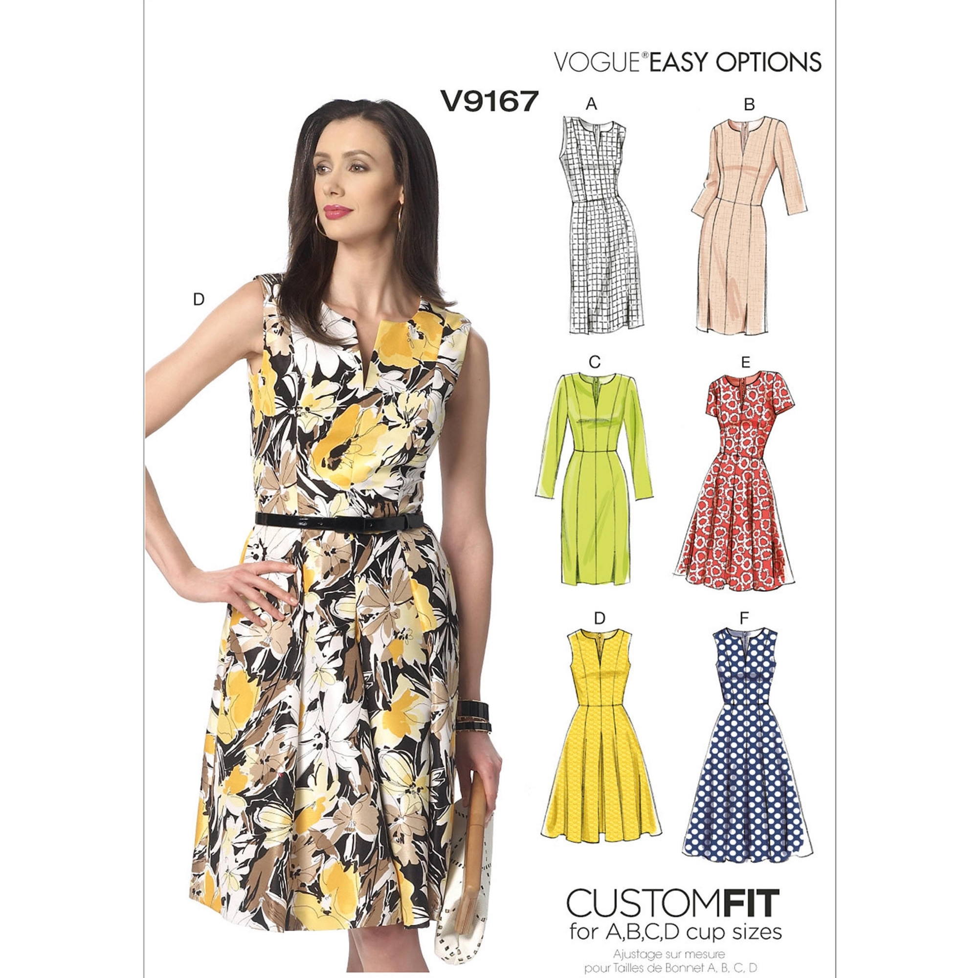 Schnittmuster Vogue 9167 Sommerkleid