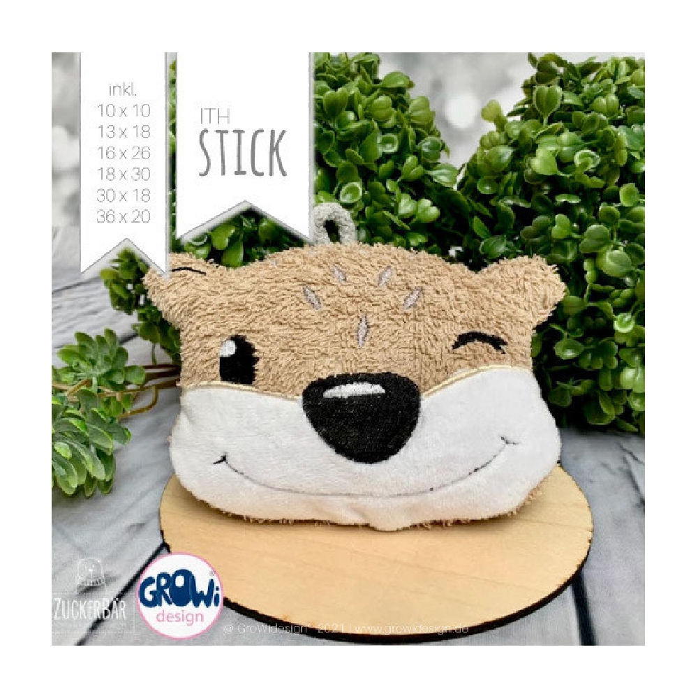Stickdatei GroWiDesign Otti Otter ITH