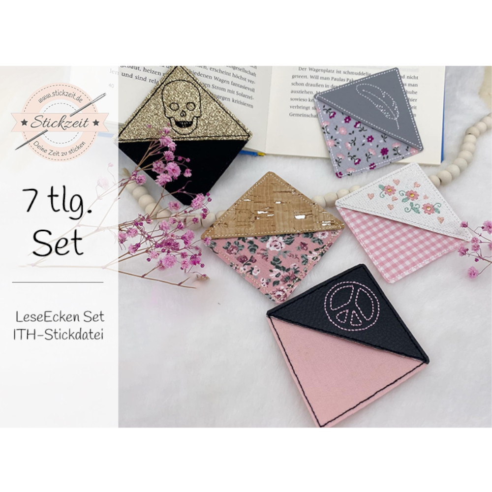Stickdatei Stickzeit Leseecken Set ITH