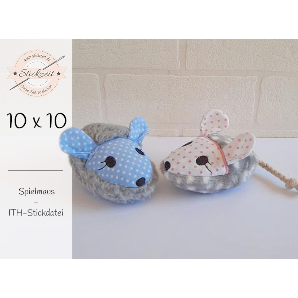 Stickdatei Stickzeit Spielmaus ITH