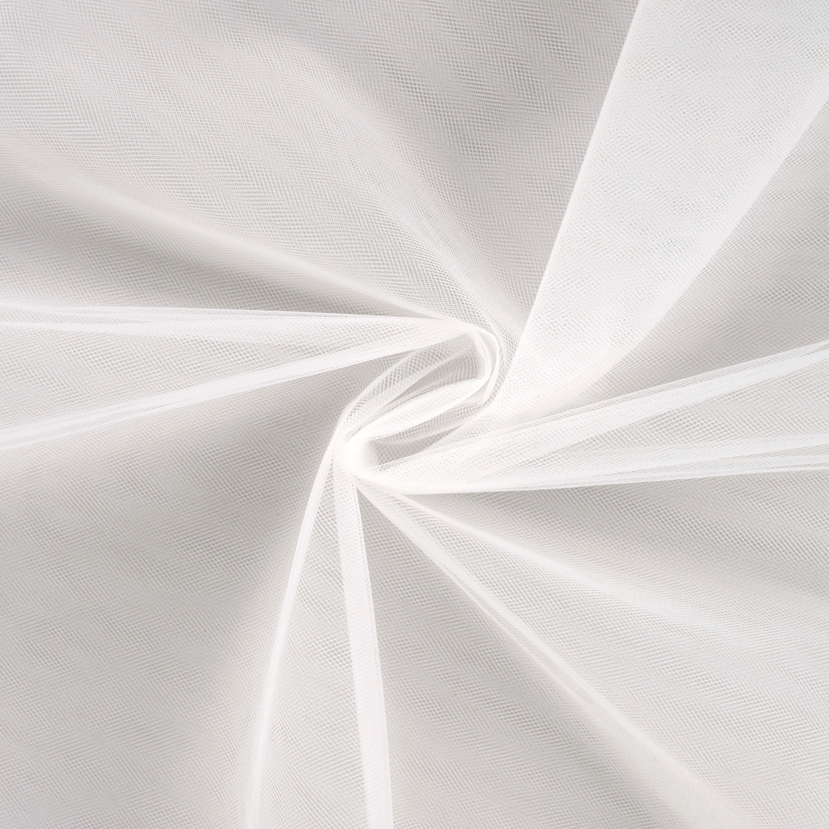 Tüll uni 275 cm, weiß
