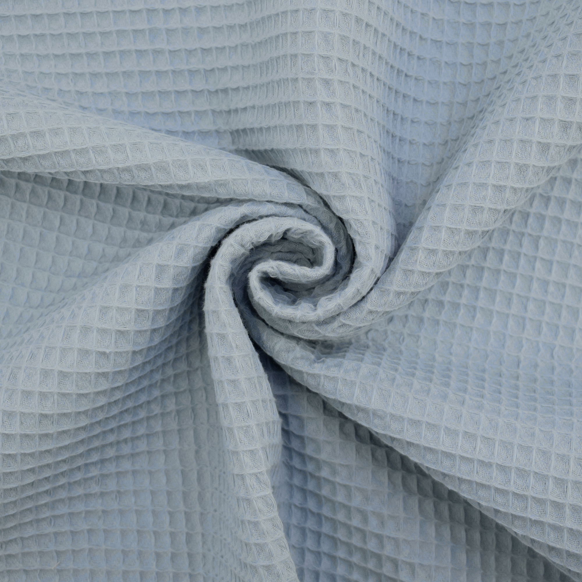 Waffelpiqué Ariana, hellblau