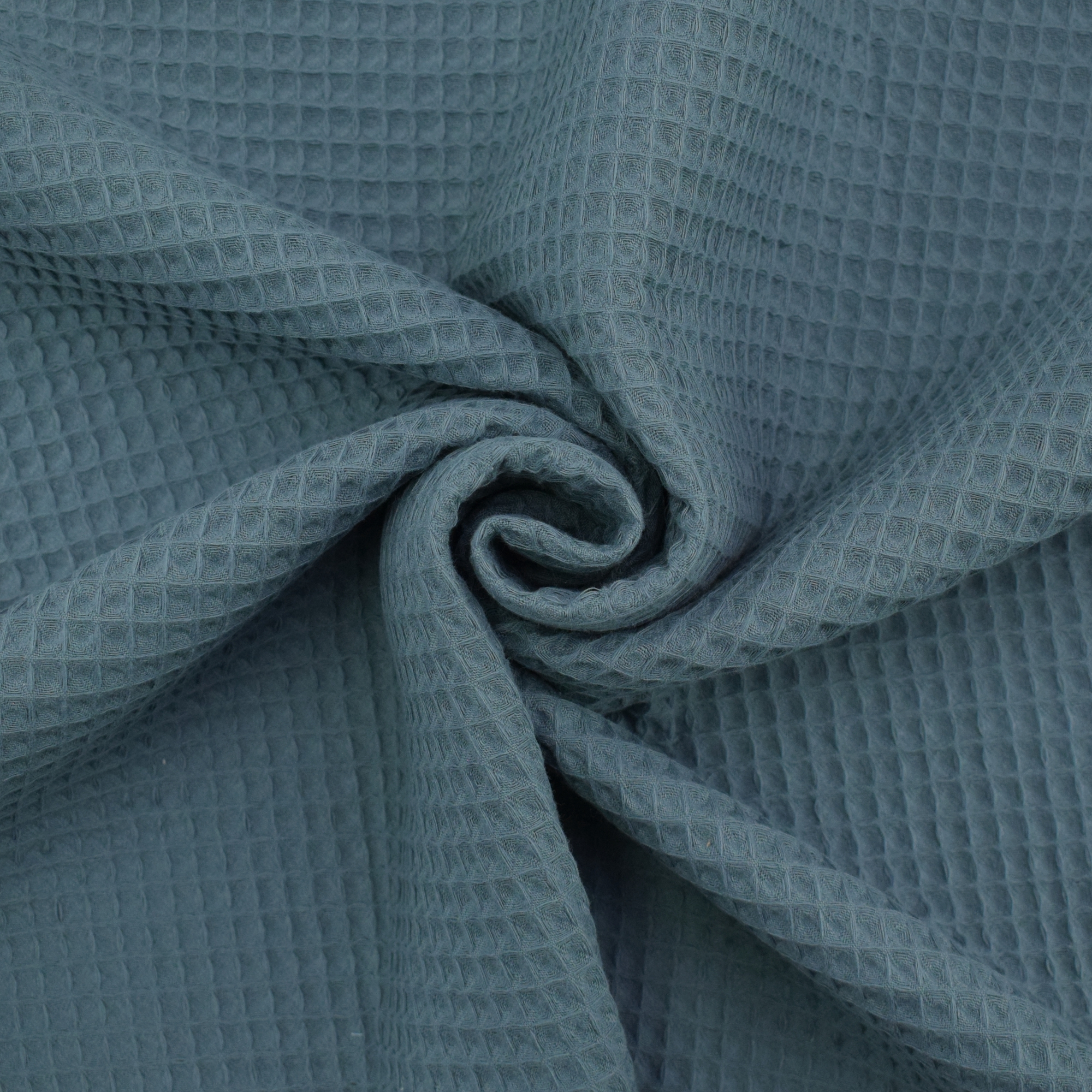 Waffelpiqué Ariana, taubenblau