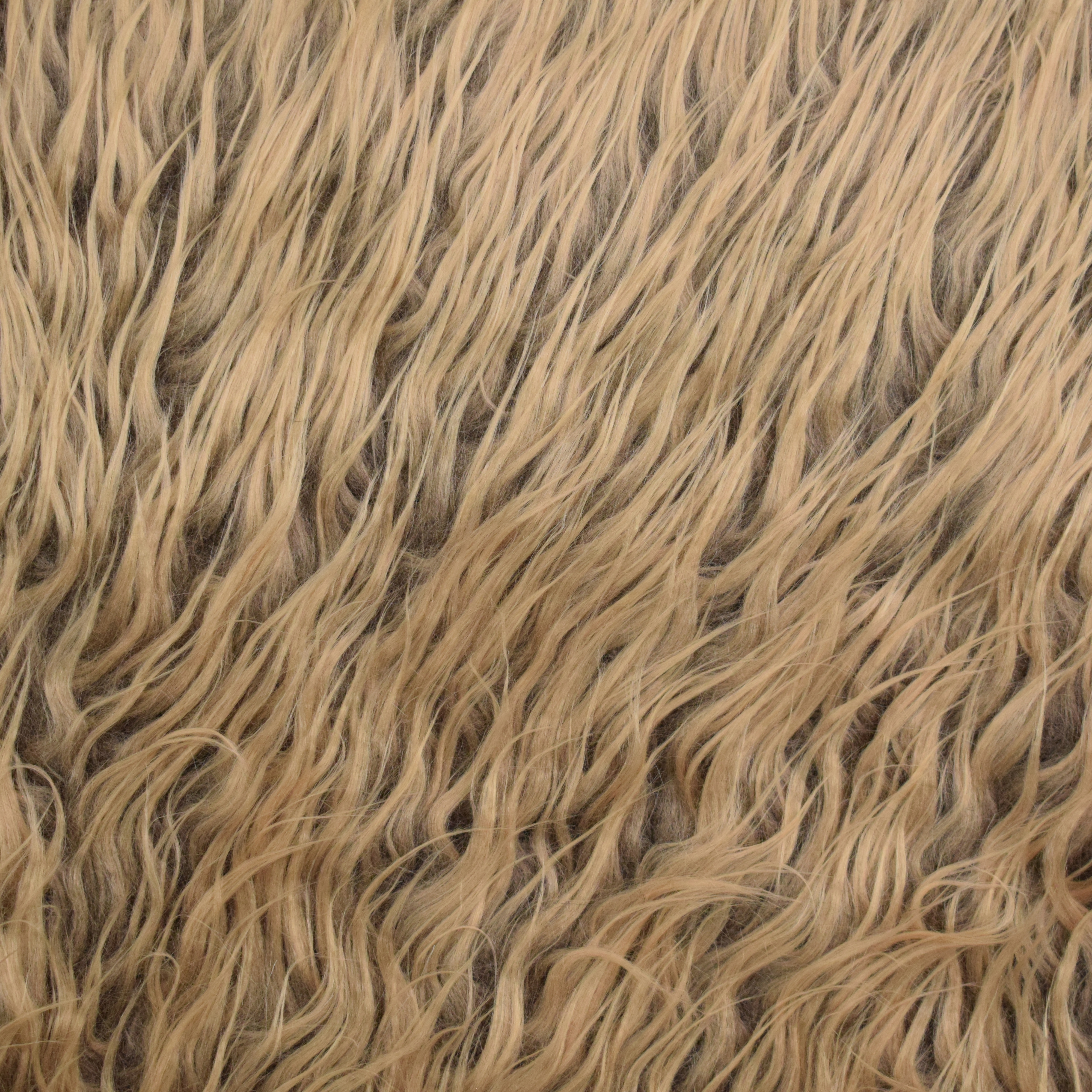 Zottelplüsch Curly, braun