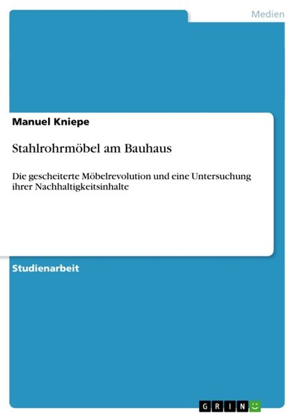 Stahlrohrmöbel am Bauhaus