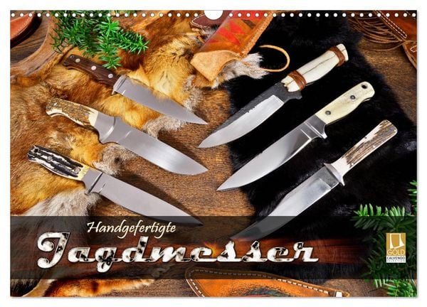 Handgefertigte Jagdmesser (Wandkalender 2026 DIN A3 quer), CALVENDO Monatskalender