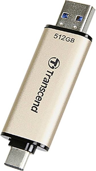 Transcend JetFlash 930C USB-Stick 512 GB Gold TS512GJF930C USB-A (USB 3.2 Gen 1), USB-C®