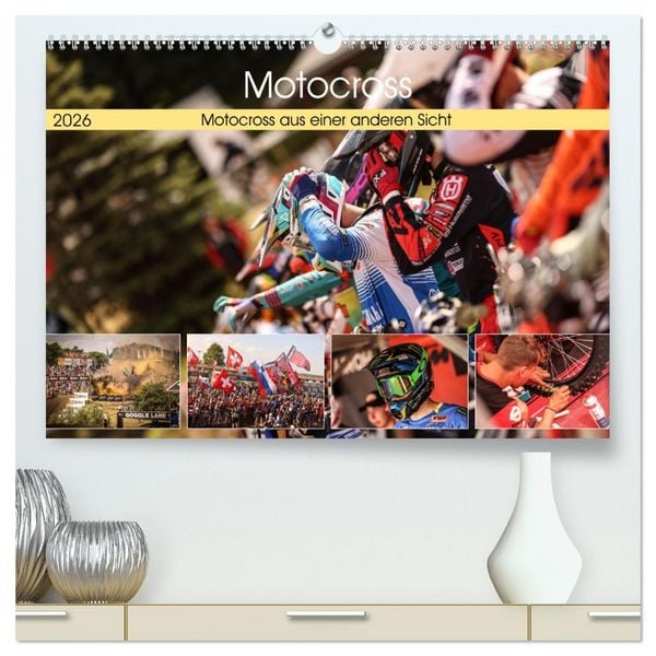 Motocross aus einer anderen Sicht (hochwertiger Premium Wandkalender 2026 DIN A2 quer), Kunstdruck in Hochglanz