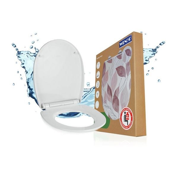 WC-Sitz Mod. Pula, Toilettensitz mit Absenkautomatik und Relief-Druck