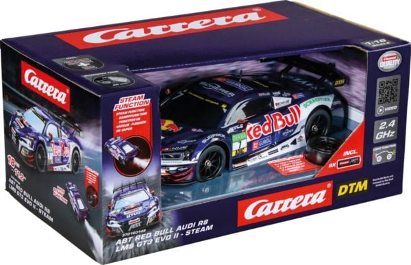 2,4GHz ABT Red Bull Audi R8 LMS GT3 evo II - Steam, Carrera RC Ferngesteuertes Auto