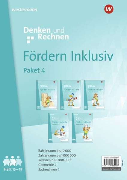 Fördern Inklusiv. Hefte 15-19 im Paket Denken und Rechnen
