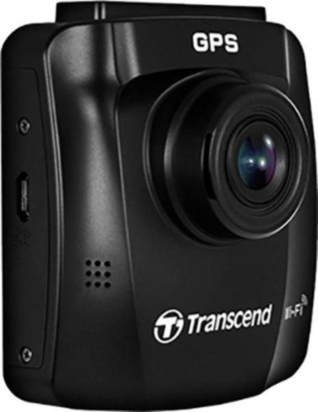 Transcend DrivePro™ 250 Dashcam mit GPS Blickwinkel horizontal max.=140 ° 12 V, 24 V GPS mit Radarerkennung, Zeitraffer, G-Sensor, WDR, Auffahrwar