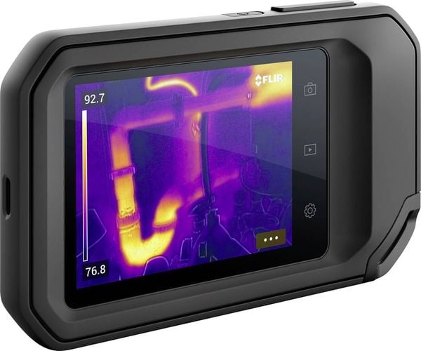 FLIR C3-X Compact Wärmebildkamera -20 bis 300 °C 8.7 Hz MSX®, WiFi, integrierte Digitalkamera, 2m fallsicher, Integrierte LED-Lampe