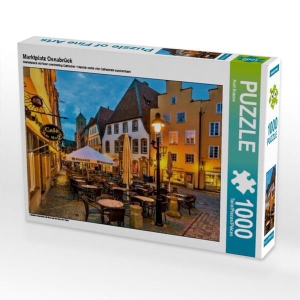 CALVENDO Puzzle Marktplatz Osnabrück 1000 Teile Lege-Größe 64x48cm Foto-Puzzle für glückliche Stunden