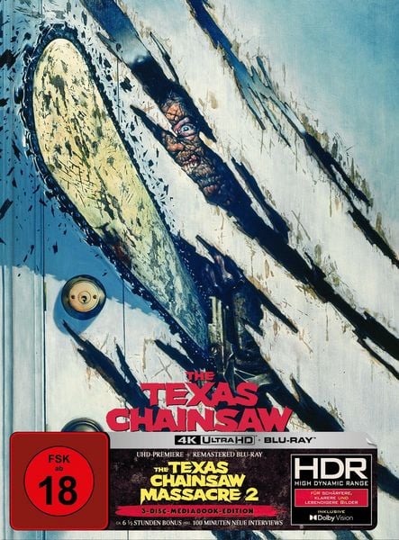 The Texas Chainsaw Massacre 2 - Mediabook - Cover D (4K Ultra HD+Blu-ray+Bonus-Blu-ray) 666 Stück