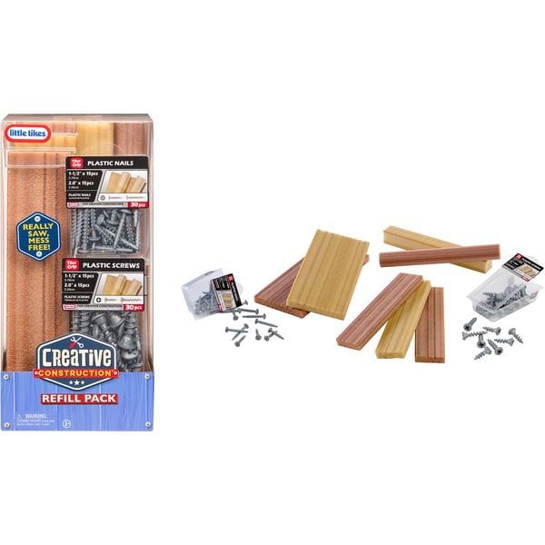 Creative Construction Wood, Nails and Screw Bundle